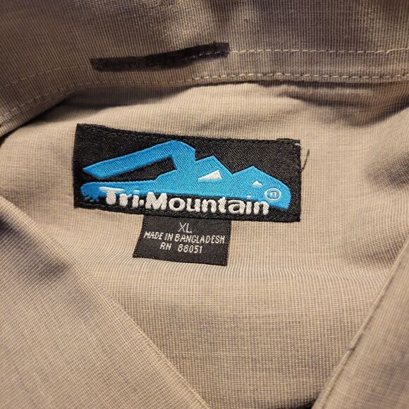 Tri Mountain long sleeve dress shirt Pre-owned - Picture 5 of 7